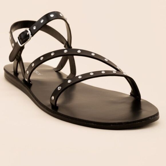 BRAND NEW INDIGO RD. POBART MULTI-STRAPS EMBELLISHED SANDALS - Picture 1 of 14